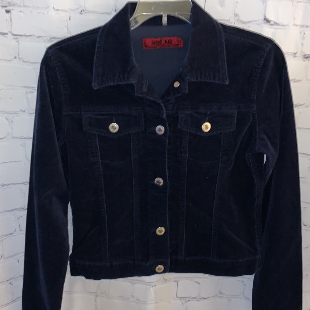 Women’s Corduroy Navy Blue Jacket